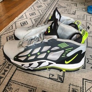 Nike Air Max Pillar 2012 Athletic Sneakers Neutral Grey/Volt 525226-001 Men’s 15